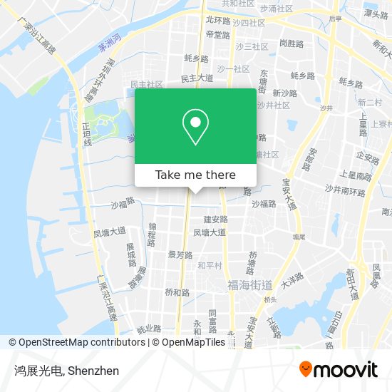 鸿展光电 map