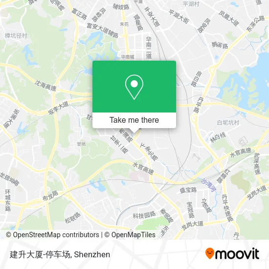 建升大厦-停车场 map