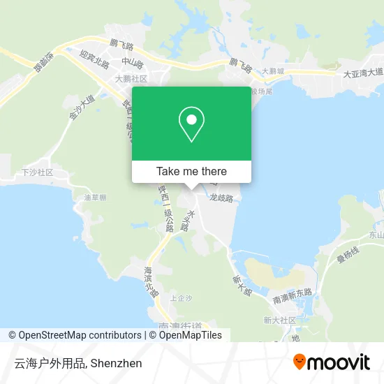 云海户外用品 map