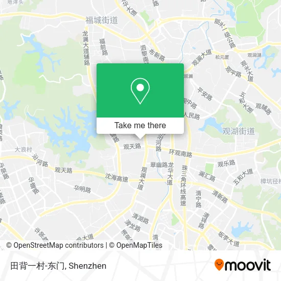 田背一村-东门 map