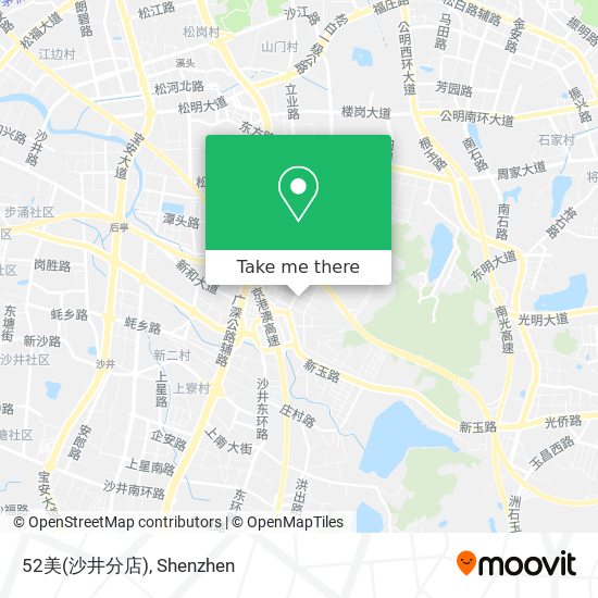 52美(沙井分店) map