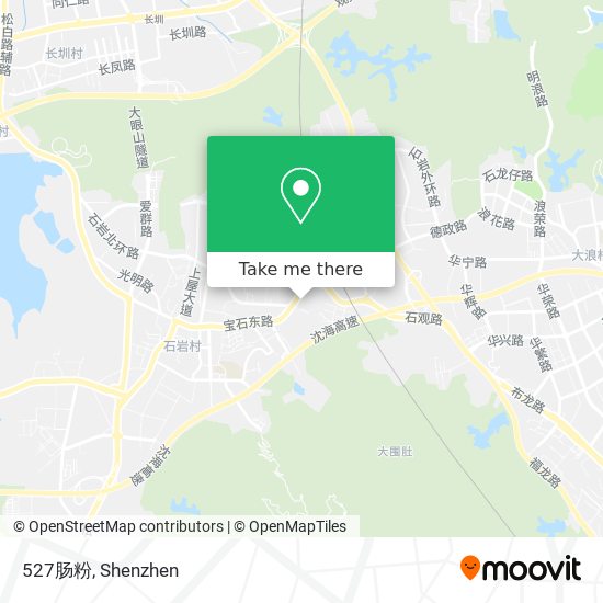 527肠粉 map