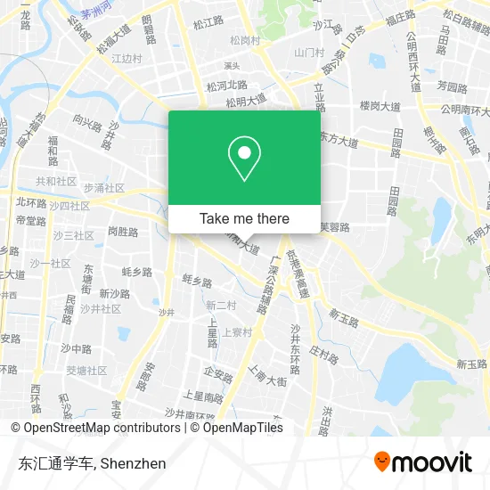 东汇通学车 map
