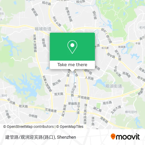 建管路/观润迎宾路(路口) map