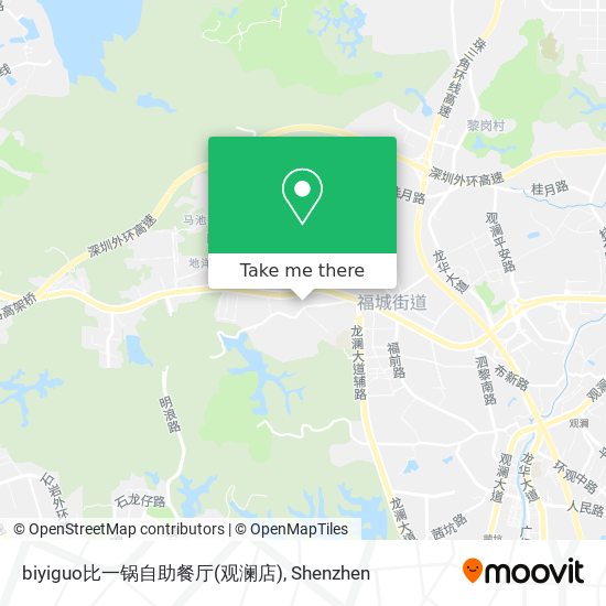 biyiguo比一锅自助餐厅(观澜店) map