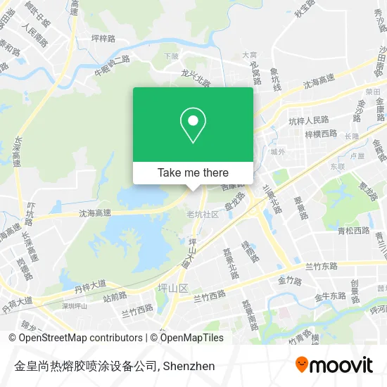 金皇尚热熔胶喷涂设备公司 map