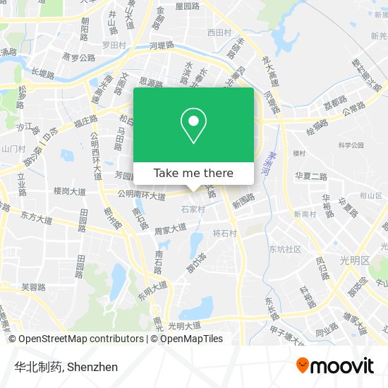 华北制药 map