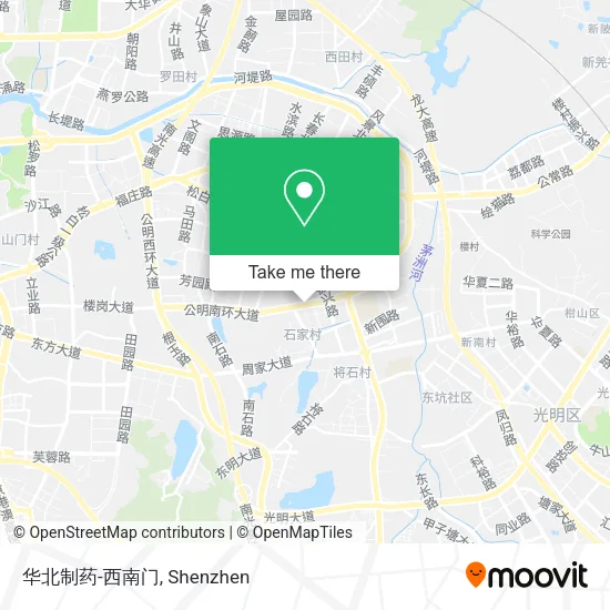 华北制药-西南门 map