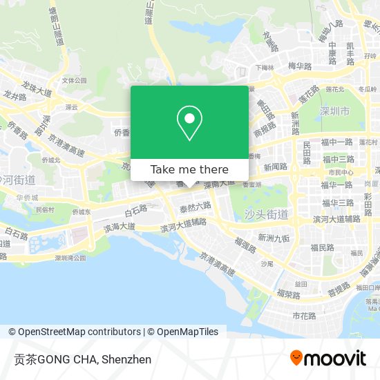 贡茶GONG CHA map