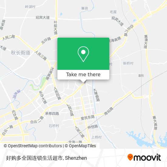 好购多全国连锁生活超市 map