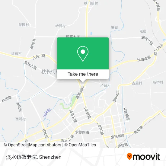淡水镇敬老院 map
