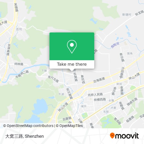 大窝三路 map