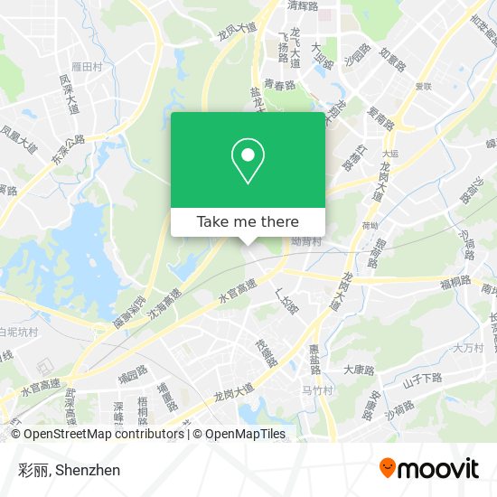 彩丽 map