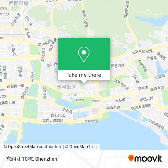 东组团10栋 map