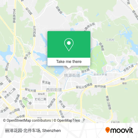 丽湖花园-北停车场 map