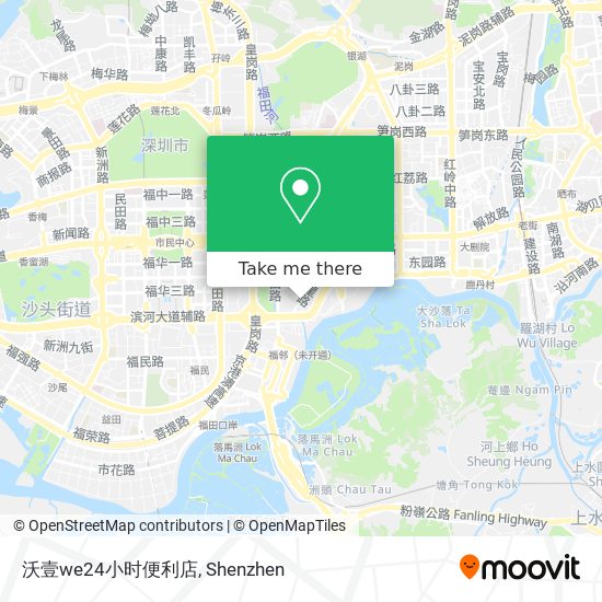 沃壹we24小时便利店 map
