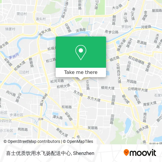 喜士优质饮用水飞扬配送中心 map