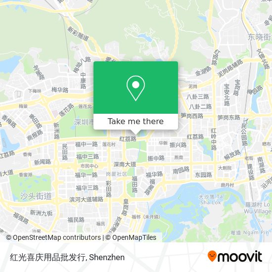 红光喜庆用品批发行 map