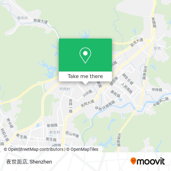 夜世面店 map
