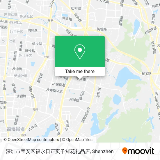 深圳市宝安区福永日正页子鲜花礼品店 map