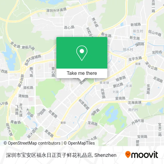 深圳市宝安区福永日正页子鲜花礼品店 map