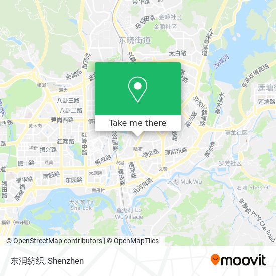 东润纺织 map