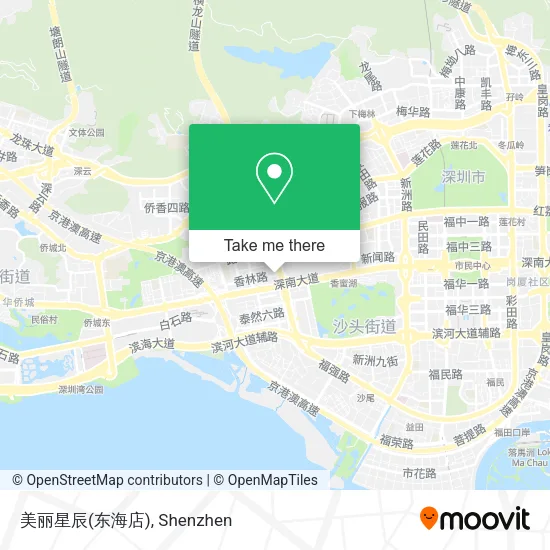 美丽星辰(东海店) map