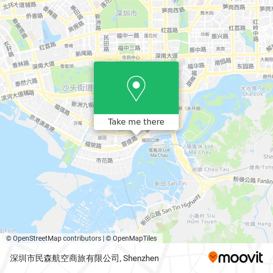 深圳市民森航空商旅有限公司 map