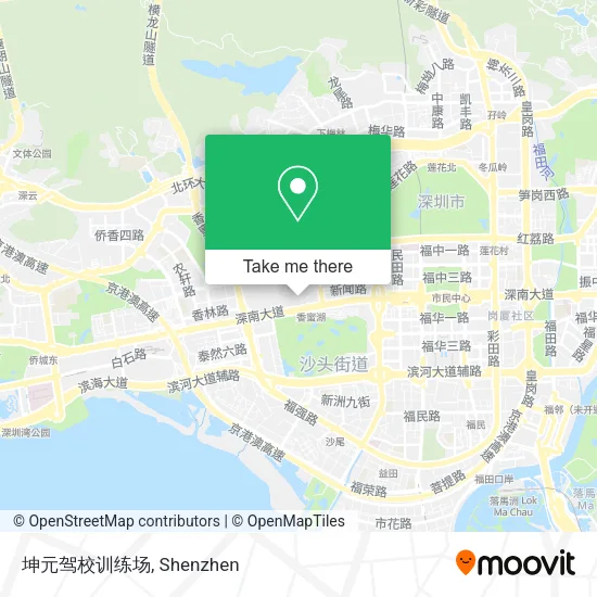 坤元驾校训练场 map