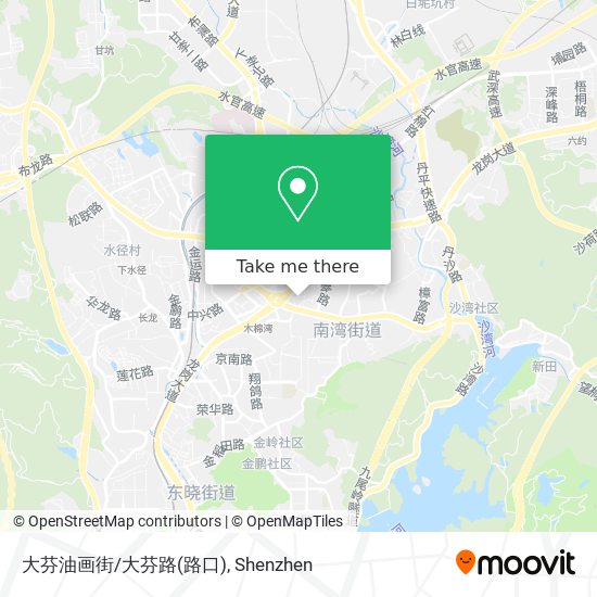 大芬油画街/大芬路(路口) map