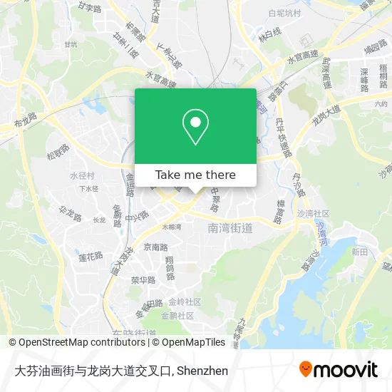 大芬油画街与龙岗大道交叉口 map