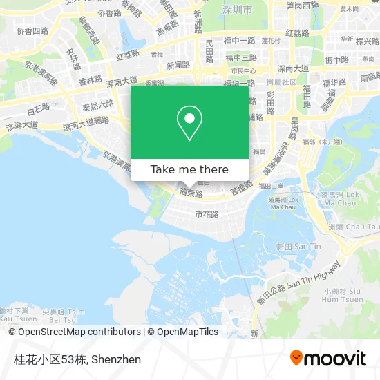 桂花小区53栋 map