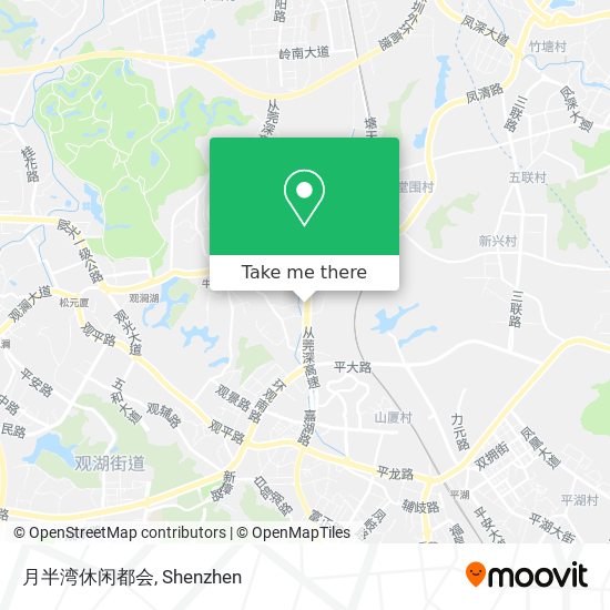 月半湾休闲都会 map