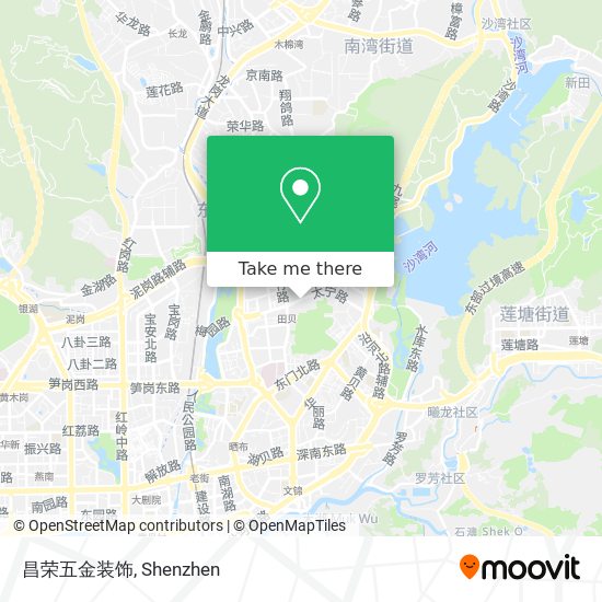 昌荣五金装饰 map
