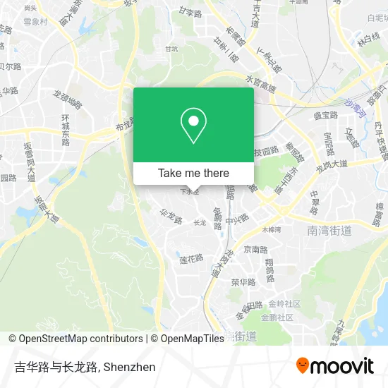 吉华路与长龙路 map