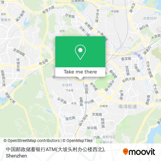 中国邮政储蓄银行ATM(大坡头村办公楼西北) map