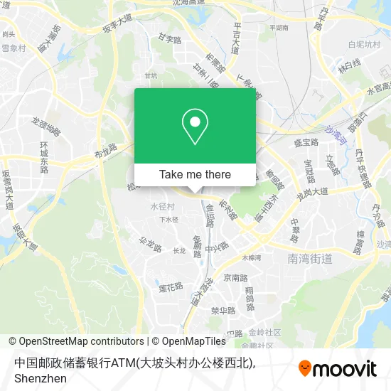 中国邮政储蓄银行ATM(大坡头村办公楼西北) map