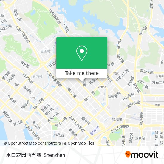 水口花园西五巷 map