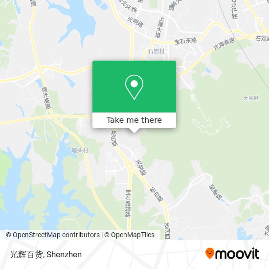 光辉百货 map