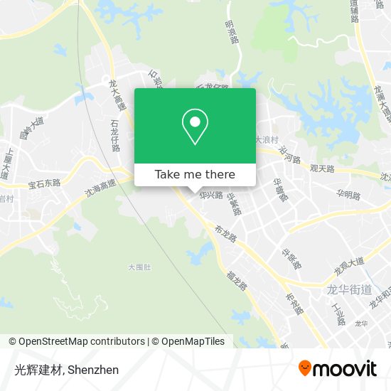 光辉建材 map