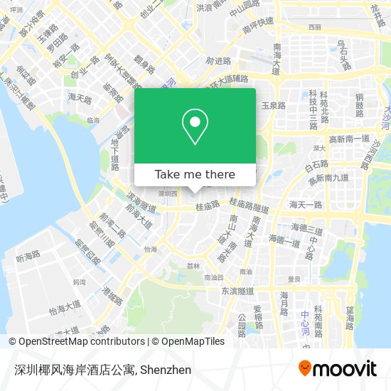 深圳椰风海岸酒店公寓 map