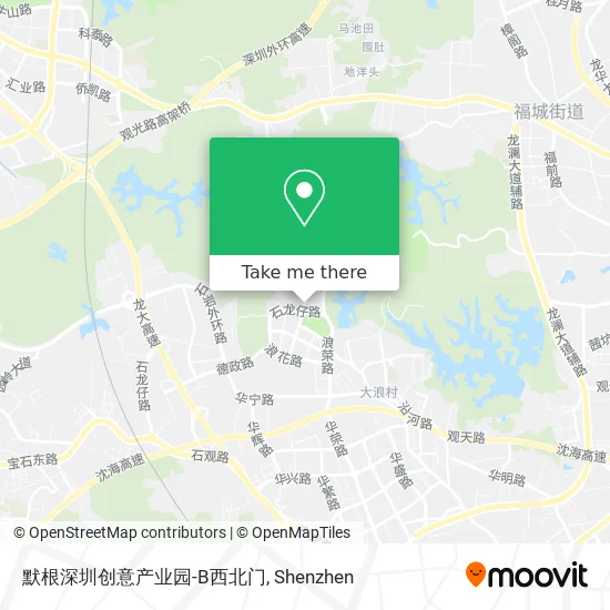 默根深圳创意产业园-B西北门 map