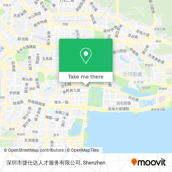 深圳市捷仕达人才服务有限公司 map