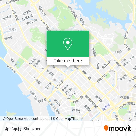 海平车行 map