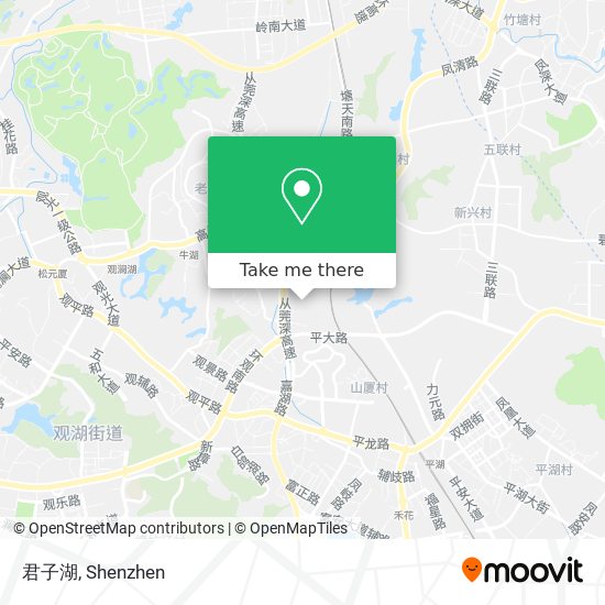 君子湖 map