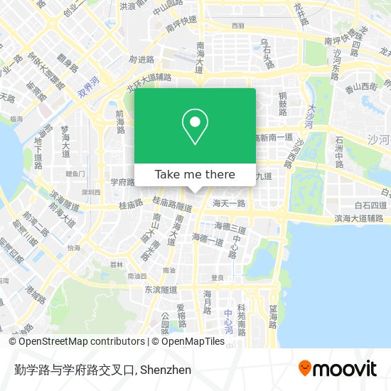 勤学路与学府路交叉口 map