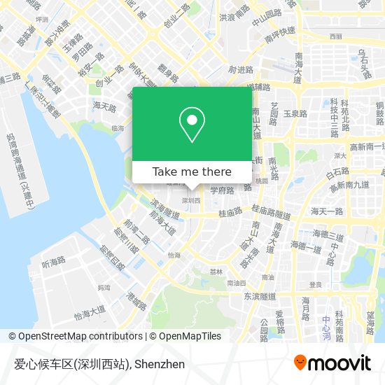爱心候车区(深圳西站) map