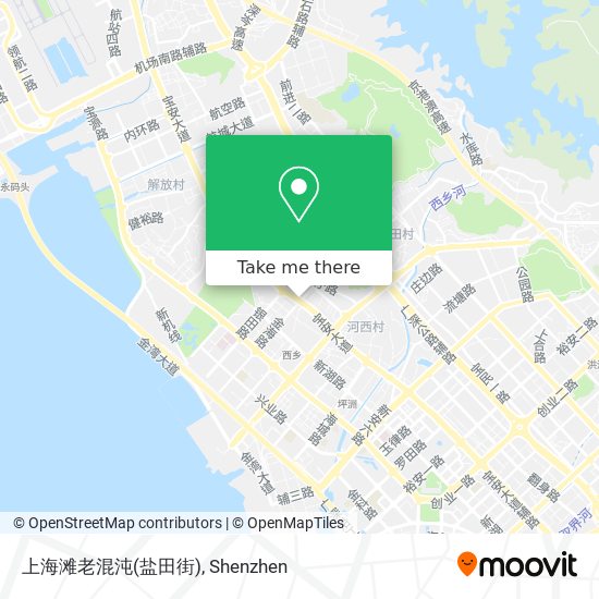 上海滩老混沌(盐田街) map