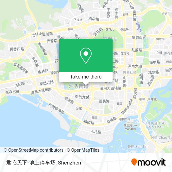 君临天下-地上停车场 map