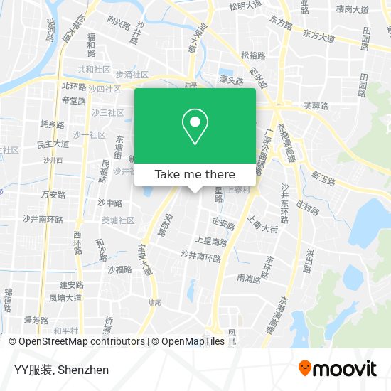 YY服装 map